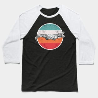 Vintage Retro Crocodile Baseball T-Shirt